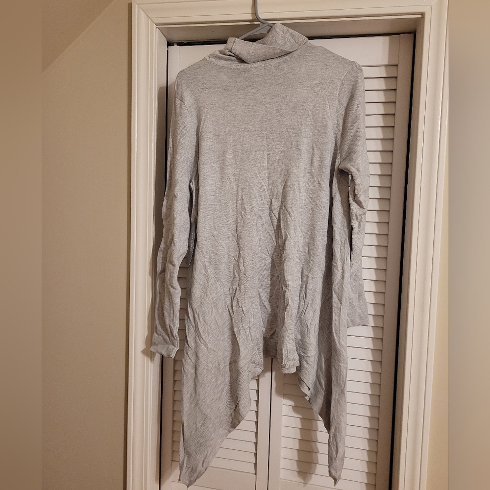 Chico's Gray Turtleneck Sweater